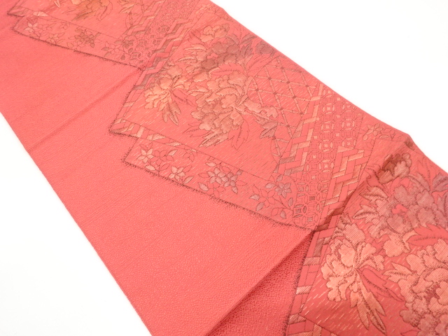 JAPANESE NAGOYA OBI / PEONY